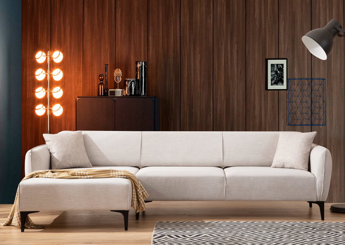 Atelier Del Sofa Belissimo Left - Off White Atelier Del Sofa Belissimo Left - Off White
